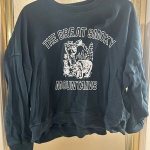 THE GREAT. Dark Green Sweatshirt